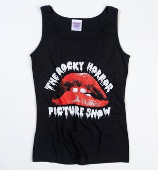 Women's Rocky Horror Don't Dream It Black Vest Women's Rocky Horror Don't Dream It Black Vest