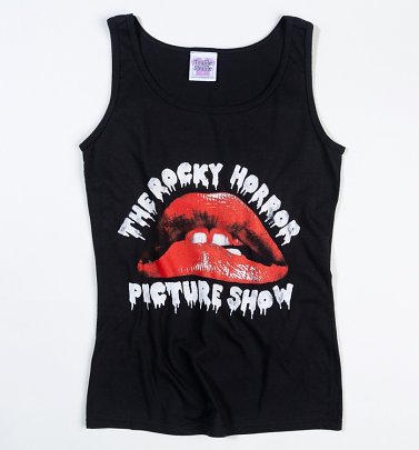 Women's Rocky Horror Don't Dream It Black Fitted Vest Women's Rocky Horror Don't Dream It Black Fitted Vest