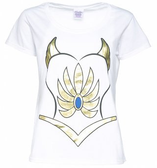 Women's She-Ra Costume Scoop Neck T-Shirt Women's She-Ra Costume Scoop Neck T-Shirt