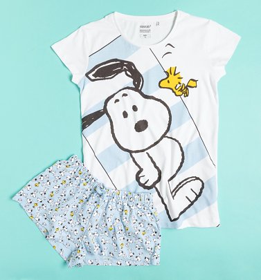 Women's Snoopy Shortie Pyjamas Women's Snoopy Shortie Pyjamas
