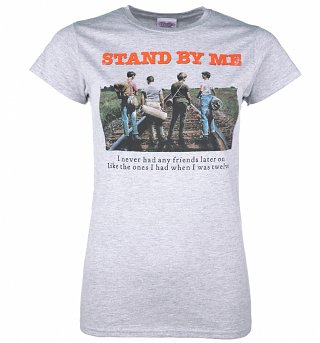 Women's Stand By Me Rail Tracks Sport Grey T-Shirt Women's Stand By Me Rail Tracks Sport Grey T-Shirt