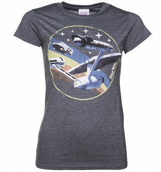 Women's Star Trek Starship Enterprise T-Shirt Women's Star Trek Starship Enterprise T-Shirt