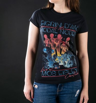 Women's Star Wars The Intergalactic Tour Black T-Shirt Women's Star Wars The Intergalactic Tour Black T-Shirt
