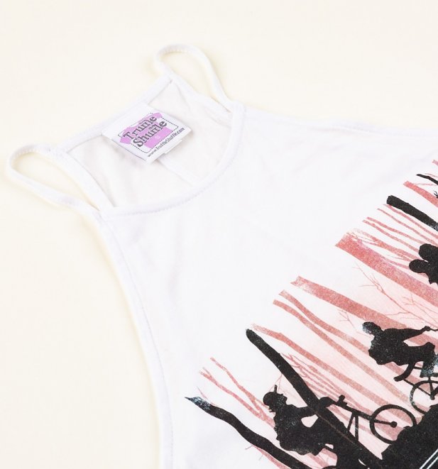 Women's Stranger Things Inspired Upside Down Flowy High Neck Tank Women's Stranger Things Inspired Upside Down Flowy High Neck Tank