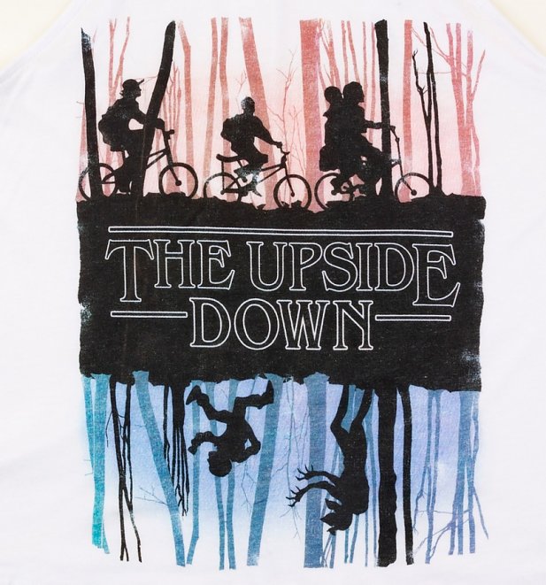 Women's Stranger Things Inspired Upside Down Flowy High Neck Tank Women's Stranger Things Inspired Upside Down Flowy High Neck Tank