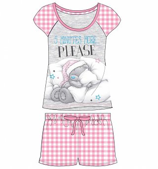 Women's Tatty Teddy 5 More Minutes Shortie Pyjamas Women's Tatty Teddy 5 More Minutes Shortie Pyjamas