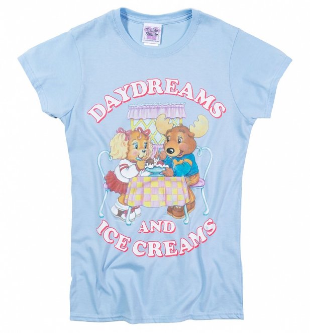 Women's The Get Along Gang Daydreams And Ice Creams Light Blue T-Shirt Women's The Get Along Gang Daydreams And Ice Creams Light Blue T-Shirt