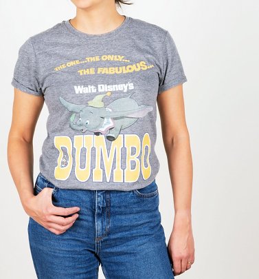 Women's The One, The Only, The Fabulous Dumbo Rolled Sleeve Boyfriend T-Shirt Women's The One, The Only, The Fabulous Dumbo Rolled Sleeve Boyfriend T-Shirt