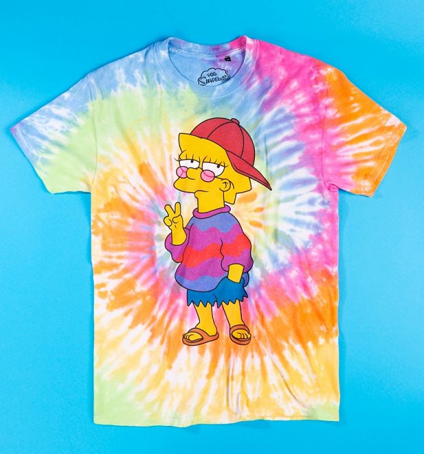 Women's The Simpsons Cool Lisa Tie Dye T-Shirt