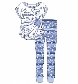 Women's Tinker Bell Let Your Dreams Blossom Pyjamas Women's Tinker Bell Let Your Dreams Blossom Pyjamas
