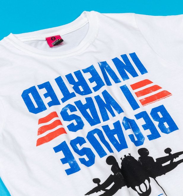 Women's Top Gun Because I Was Inverted Fitted TShirt