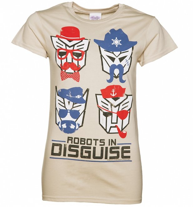 Women's Transformers Retro Robots in Disguise T-Shirt Women's Transformers Retro Robots in Disguise T-Shirt