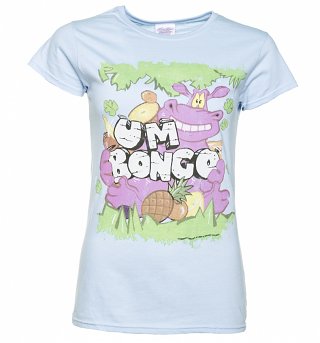 Women's Um Bongo Light Blue T-Shirt Women's Um Bongo Light Blue T-Shirt