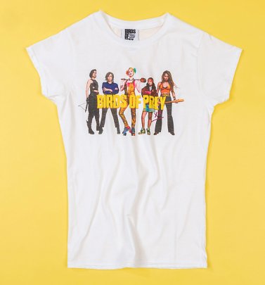 Women's White Birds Of Prey Gang T-Shirt Women's White Birds Of Prey Gang T-Shirt
