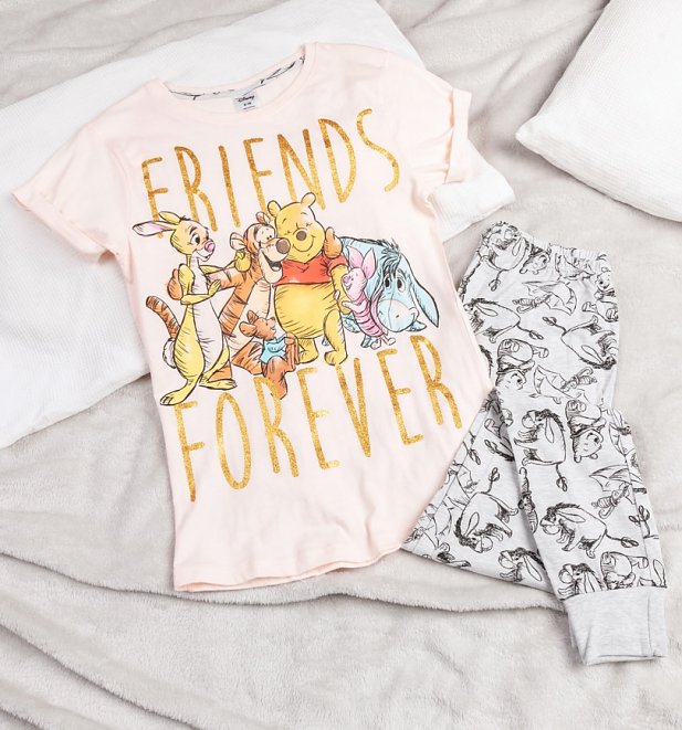 Women's Winnie The Pooh Friends Forever Pyjamas