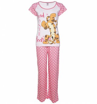 Women's Winnie The Pooh Head Over Heels Tigger Pyjamas Women's Winnie The Pooh Head Over Heels Tigger Pyjamas