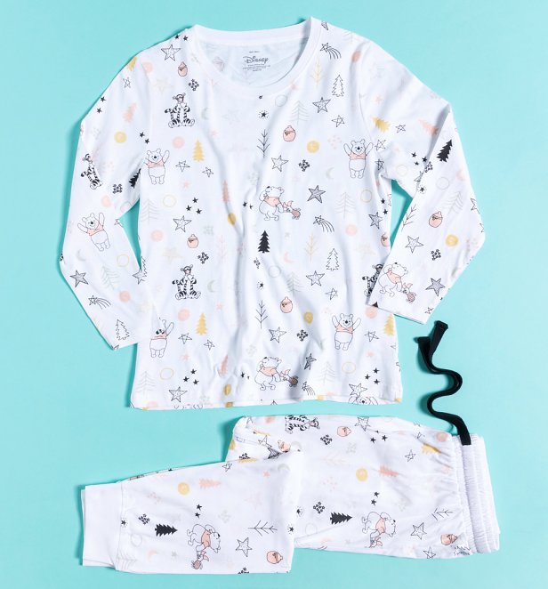 Women's Winnie The Pooh and Friends All Over Print Long Sleeve Disney Pyjamas Women's Winnie The Pooh and Friends All Over Print Long Sleeve Disney Pyjamas
