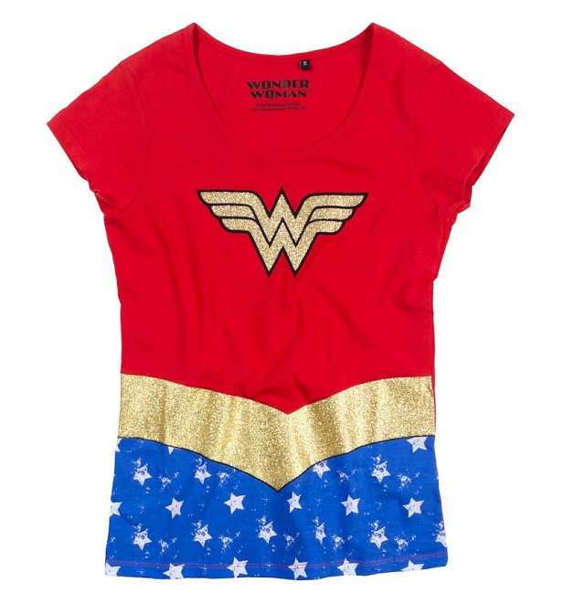 Women's Wonder Woman Costume T-Shirt