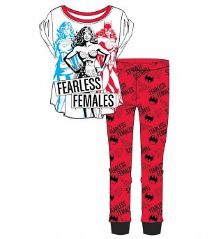 Women's Wonder Woman Fearless Female Pyjamas Women's Wonder Woman Fearless Female Pyjamas