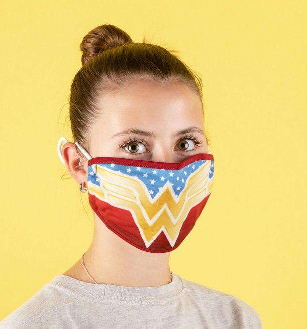 Wonder Woman Logo Face Mask