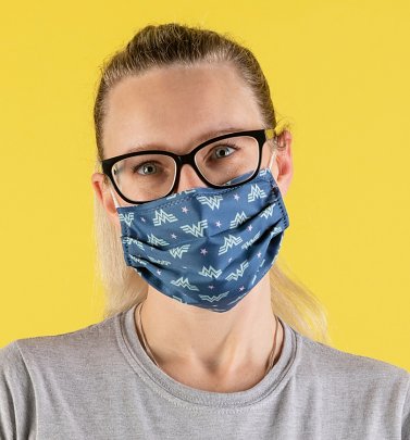 Wonder Woman Logos Face Mask Wonder Woman Logos Face Mask