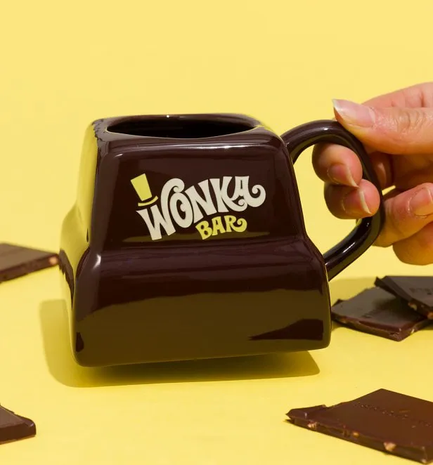 Wonka Bar Chocolate Chunk Shaped Mug