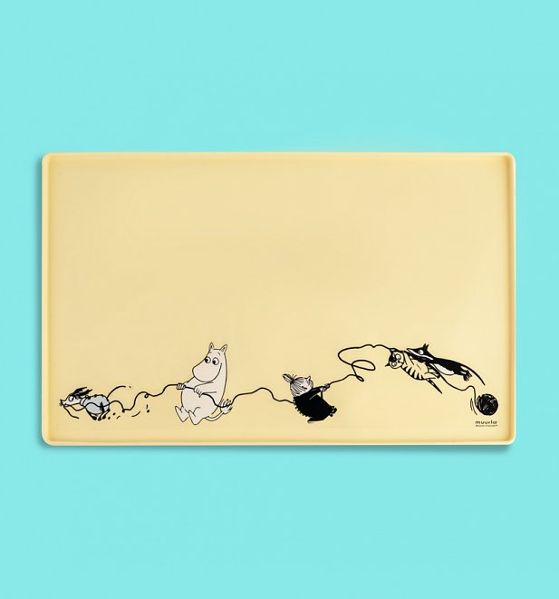 Yellow Moomin Silicone Pet Mat 48 x 30cm Yellow Moomin Silicone Pet Mat 48 x 30cm