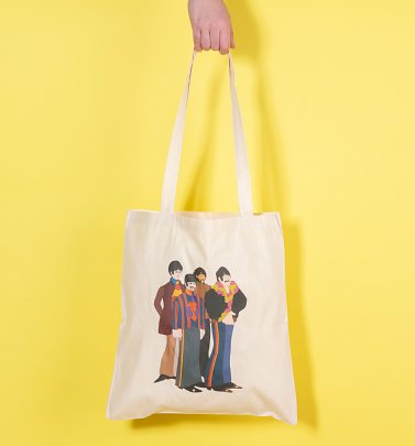 Yellow Submarine Beatles Group Tote Bag Yellow Submarine Beatles Group Tote Bag