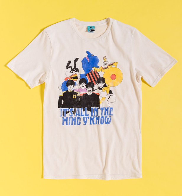 Yellow Submarine It's All In The Mind Ecru T-Shirt