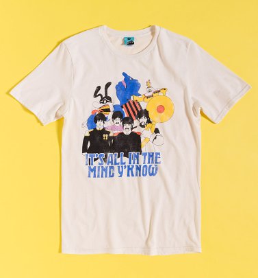 Yellow Submarine It's All In The Mind Ecru T-Shirt Yellow Submarine It's All In The Mind Ecru T-Shirt