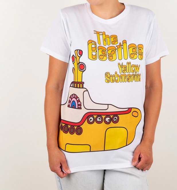 Yellow Submarine Wrap Around Print T-Shirt Yellow Submarine Wrap Around Print T-Shirt