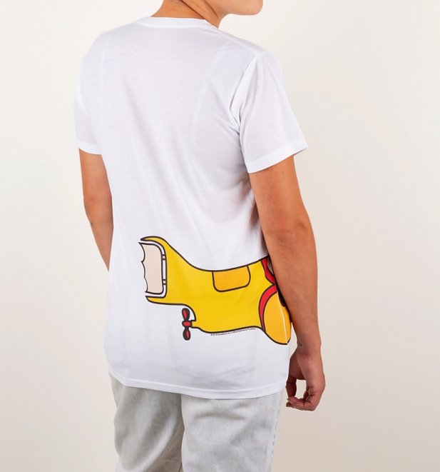 Yellow Submarine Wrap Around Print T-Shirt Yellow Submarine Wrap Around Print T-Shirt