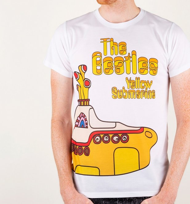 Yellow Submarine Wrap Around Print T-Shirt Yellow Submarine Wrap Around Print T-Shirt