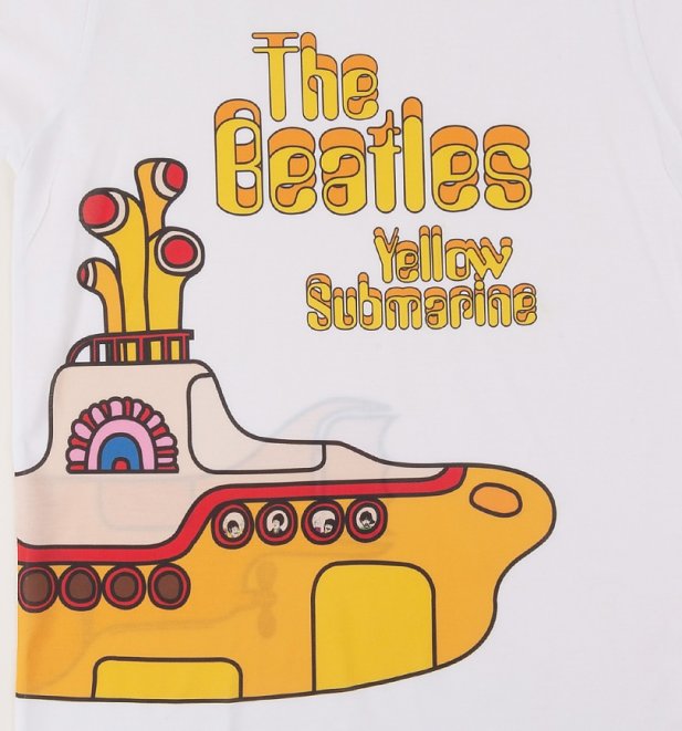 Yellow Submarine Wrap Around Print T-Shirt Yellow Submarine Wrap Around Print T-Shirt