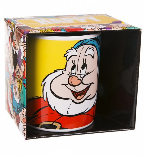 Disney Snow White And The Seven Dwarfs Happy Mug Disney Snow White And The Seven Dwarfs Happy Mug