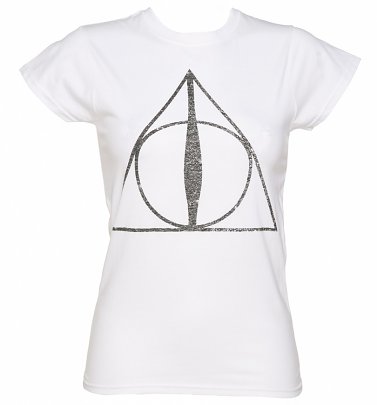 Women's Harry Potter Deathly Hallows Symbol T-Shirt Women's Harry Potter Deathly Hallows Symbol T-Shirt