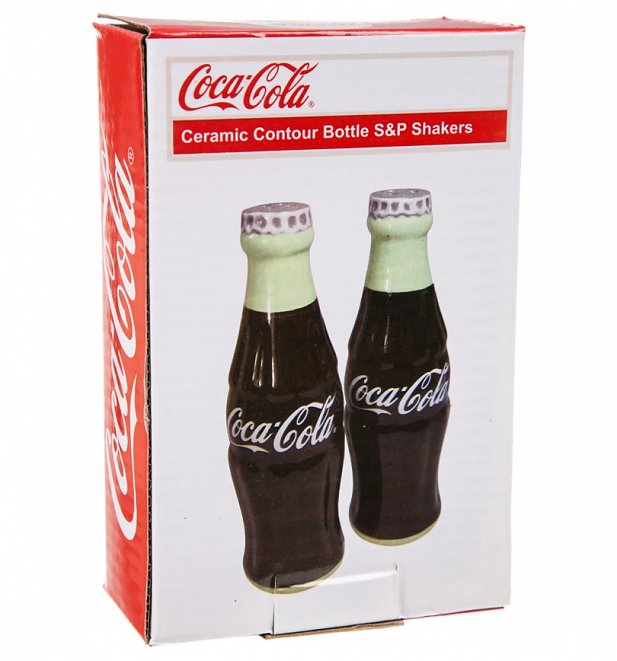 Retro Ceramic Coca-Cola Salt And Pepper Shakers Retro Ceramic Coca-Cola Salt And Pepper Shakers