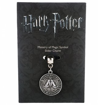 Silver Plated Harry Potter Ministry Of Magic Slider Charm Silver Plated Harry Potter Ministry Of Magic Slider Charm