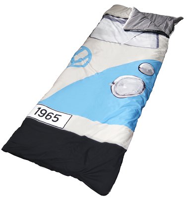 Blue VW Campervan Sleeping Bag Blue VW Campervan Sleeping Bag