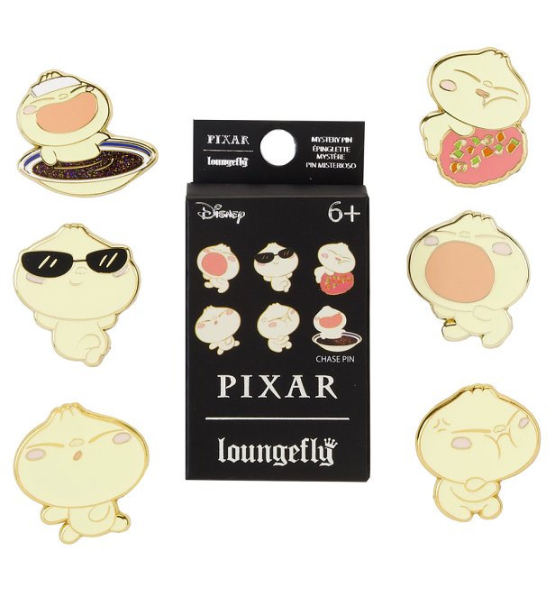 Loungefly Disney Pixar Bao 6 Piece Mystery Box Pins