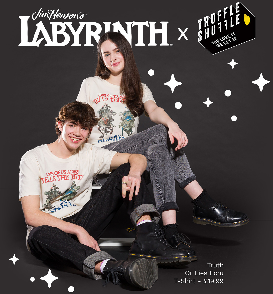 Labyrinth Truth Or Lies Ecru T-Shirt