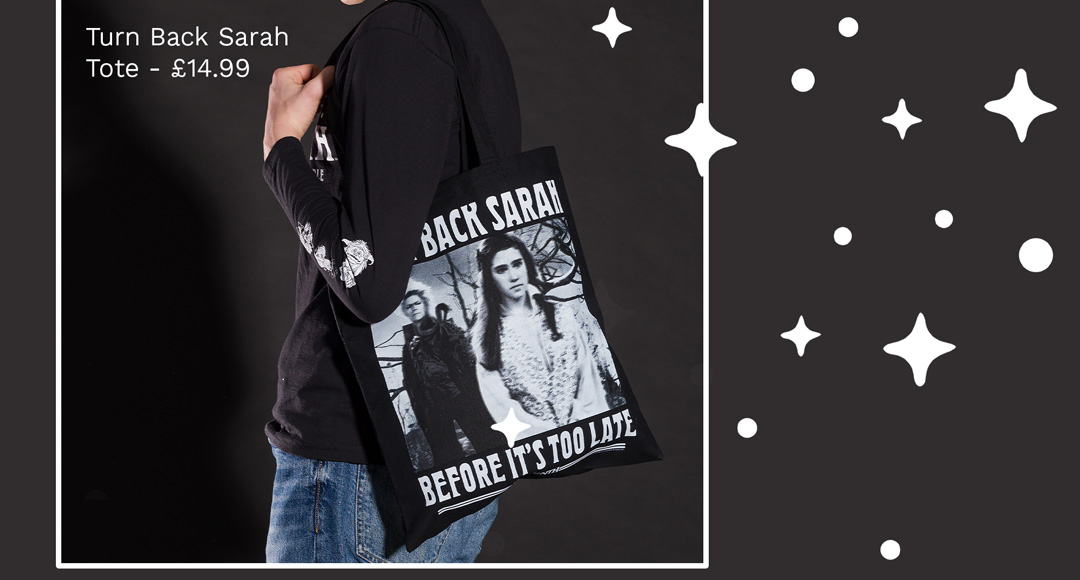 Labyrinth Turn Back Sarah Tote in Black