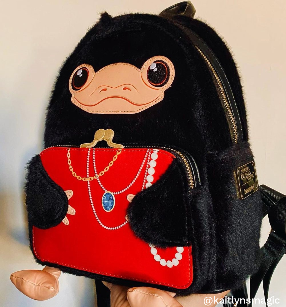 Loungefly Fantastic Beasts Niffler Plush Cosplay Mini Backpack