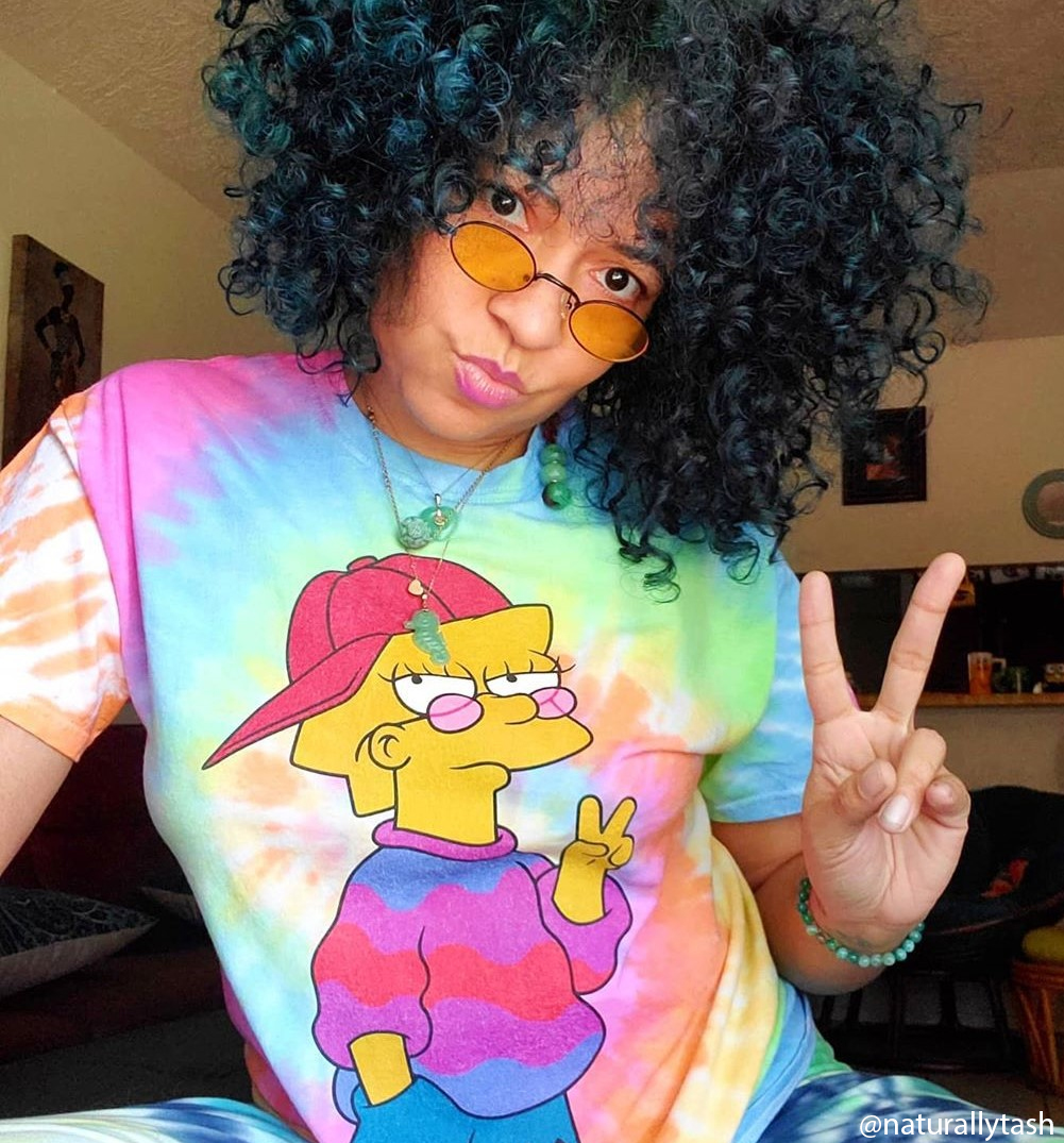 Women's The Simpsons Cool Lisa Tie Dye T-Shirt