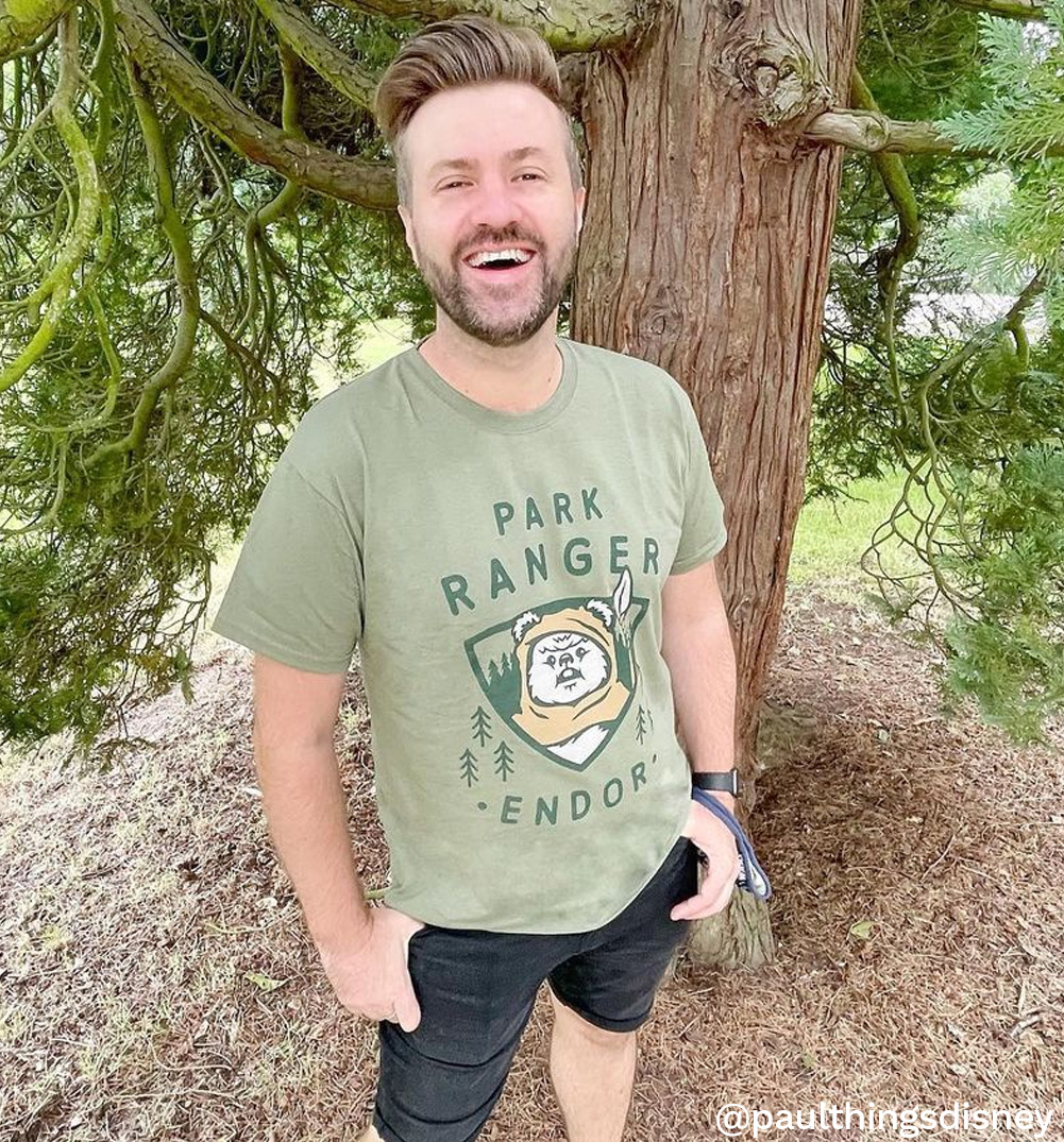 Star Wars Ewok Endor Park Ranger Khaki T-Shirt