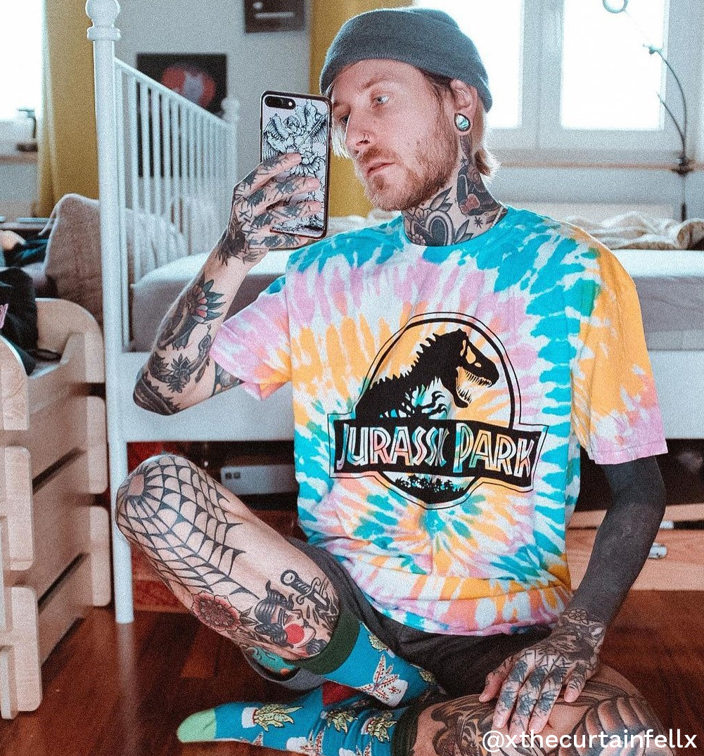 Jurassic Park Logo Tie Dye T-Shirt