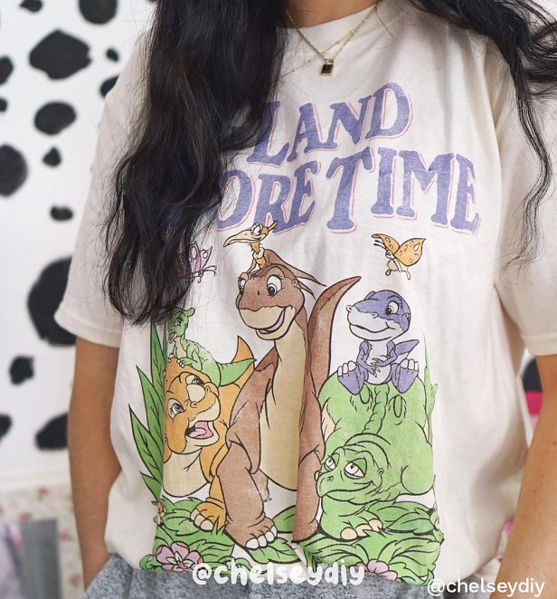 The Land Before Time Scene Ecru T-Shirt