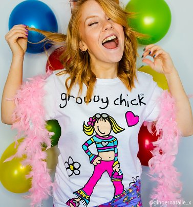 Women's Purple Groovy Chick Pyjamas Women's Purple Groovy Chick Pyjamas