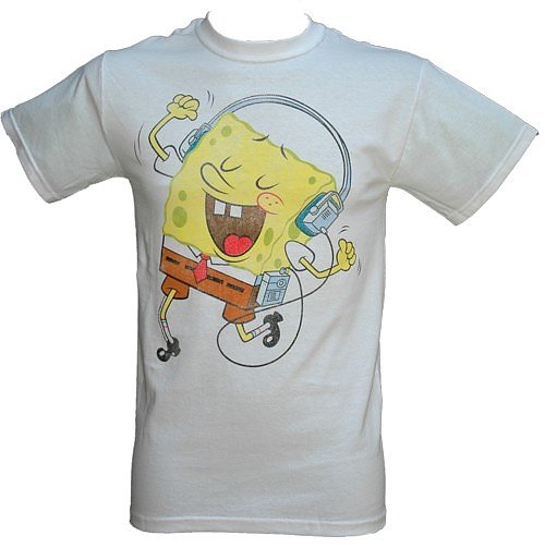 Men's Rockin SpongeBob T-Shirt from Mighty Fine