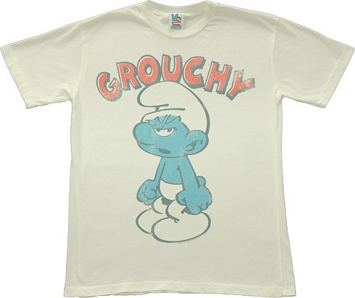 Men's Grouchy Smurf T-Shirt from Junk Food